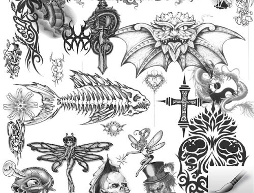 Resources for Creators (Brush for tattoos, Eyes PNG) at Jenni Sims