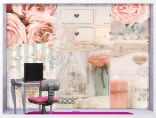 Wallpaper/WallDecal 4 tiles full recolor by Oldbox at All 4 Sims