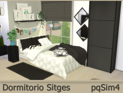 Sitges Bedroom at pqSims4