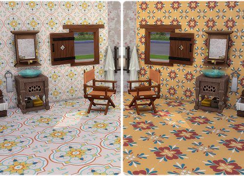 Palermo Wall Tiles at Annett’s Sims 4 Welt