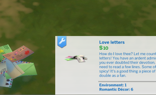 Love Letters (Flirty/Romantic decoration)