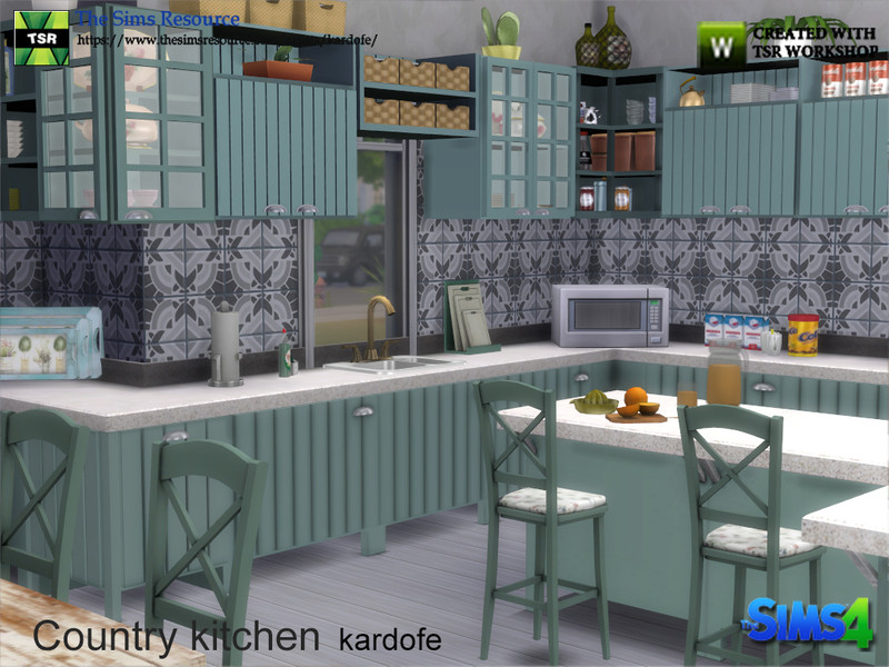 kardofe_Country kitchen - The Sims 4 Catalog