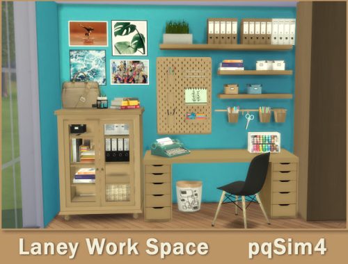 Lanei Work Space at pqSims4