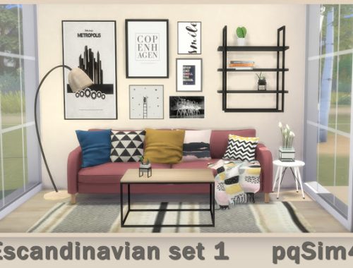 Scandinavian Set 1 at pqSims4