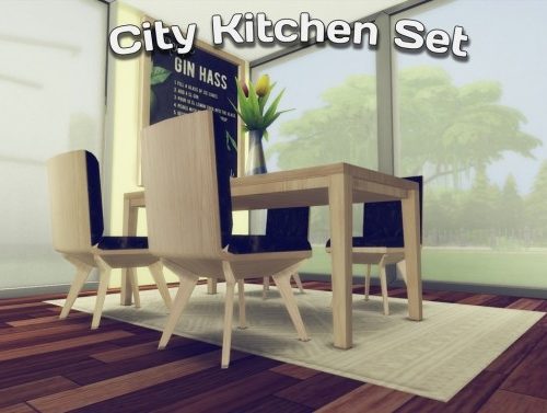 City Kitchen Set at Simming With Mary
