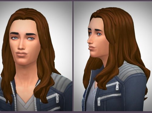 Daniel’s Long Curly Hair at Birksches Sims Blog