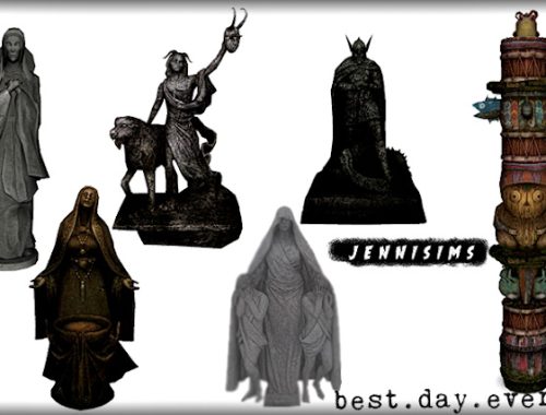 Statues, Totem Decorative 6 Items at Jenni Sims