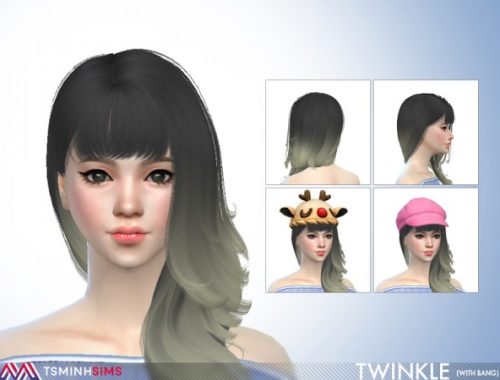 Twinkle Hair 65 with bang by