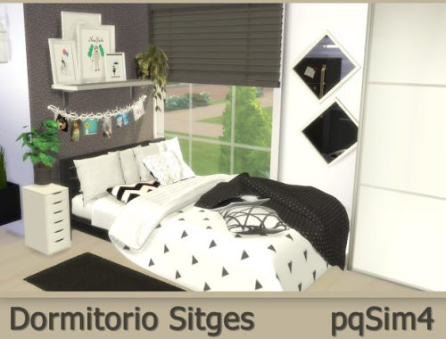 Sitges Bedroom at pqSims4