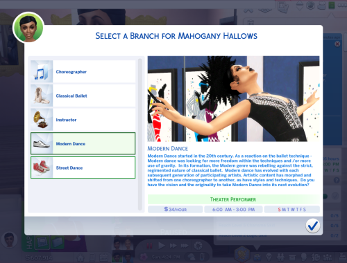 Ultimate Dancer Career