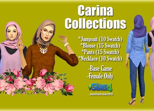 Hijab Model051 & 052 With Carina Collections at Aan Hamdan Simmer93