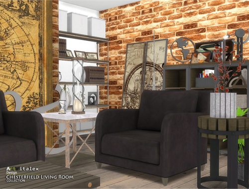Chesterfield Living Room by ArtVitalex