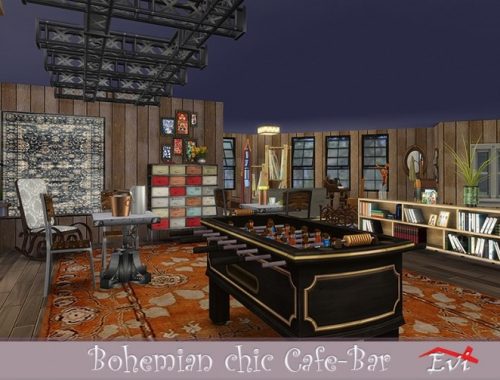Bohemian chic Cafe-Bar by evi