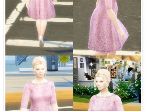 Adele High Twist Bun at Birksches Sims Blog