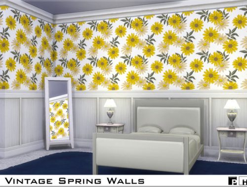 Vintage Spring Walls