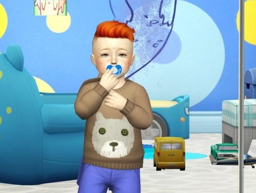 ANTO FLAME HAIR KIDS AND TODDLER VERSION by Thiago Mitchell at REDHEADSIMS – Coupure Electrique