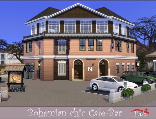 Bohemian chic Cafe-Bar by evi