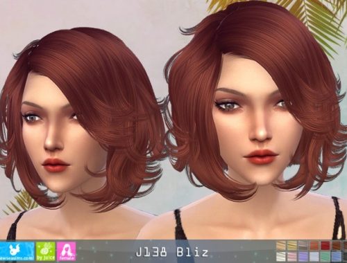 J138 Bliz hair (P) at Newsea Sims 4