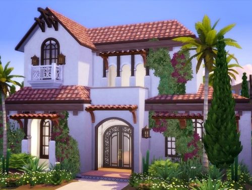 Spanish House at Akai Sims – kaibellvert