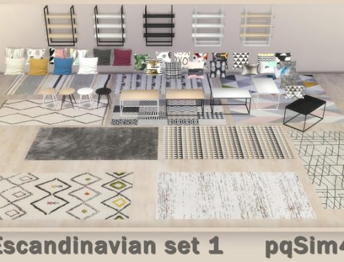 Scandinavian Set 1 at pqSims4