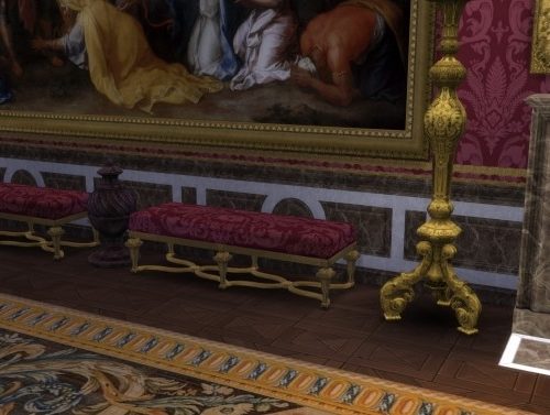 Carved and Gilded Beech Seat by TheJim07