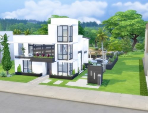 Modern House 43 at Via Sims