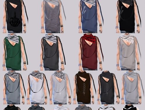 Giruto 51 tank top at Studio K-Creation