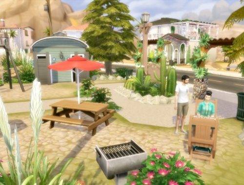 Suburban Park Oasis Springs at Via Sims