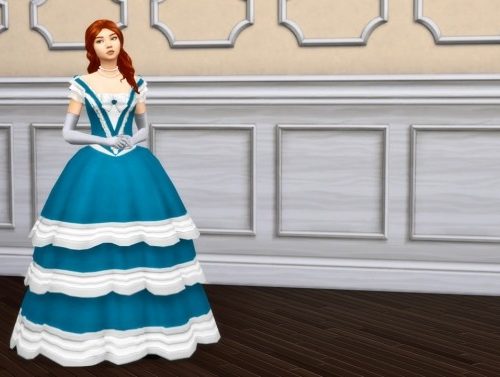 Radiantly Ruffled dress at Teanmoon