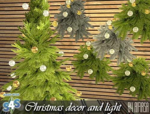 Christmas decor and light at Aifirsa