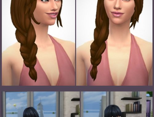 Side Braid Loose Side Hair Females at Birksches Sims Blog