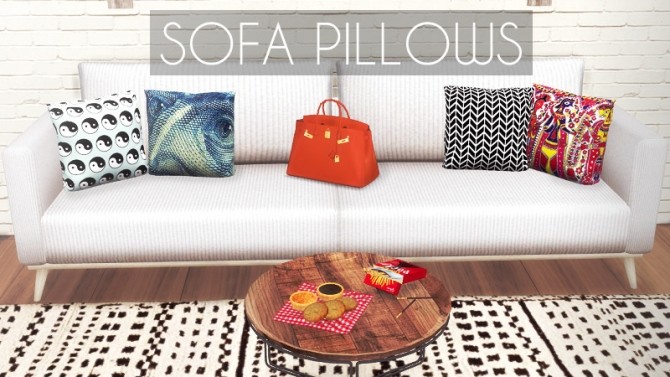 Sofa Pillows at Descargas Sims - The Sims 4 Catalog