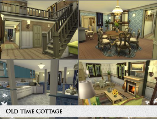 Old Time Cottage by Gwynnbleidd