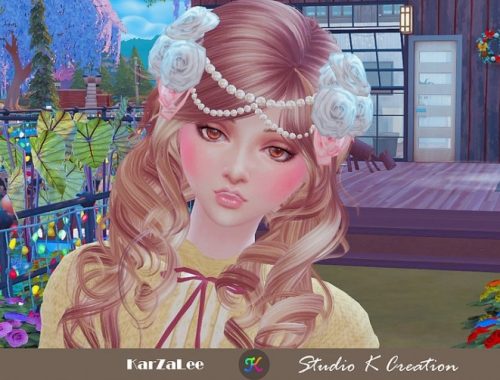 Roses headpiece at Studio K-Creation