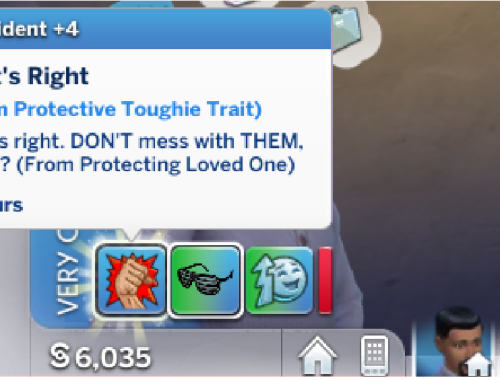Ts4 ?Tough Protector? Trait!