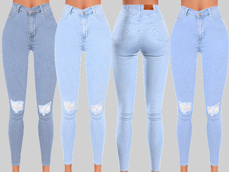 Denim Skinny Jeans 059 - The Sims 4 Catalog