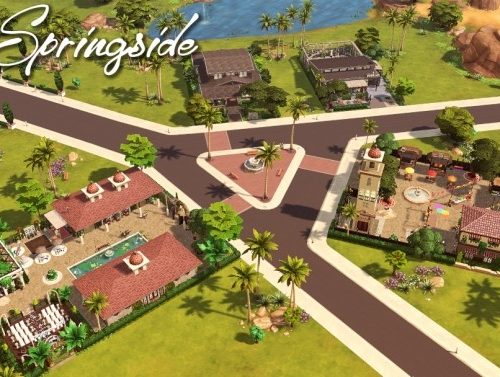Just Maristella (Save File) Oasis Springs redone at Jenba Sims