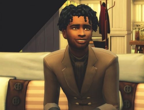 Tight Curls shaved male hair at Birksches Sims Blog