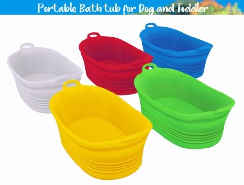 Portable bathtub for Dog and Toddler at Imadako