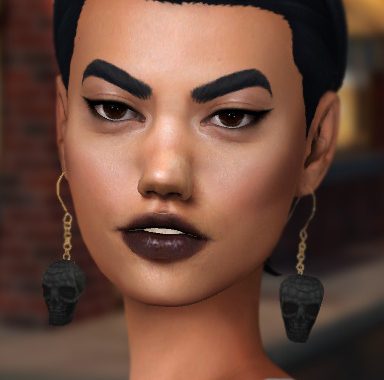 Scool earrings at Candy Sims 4