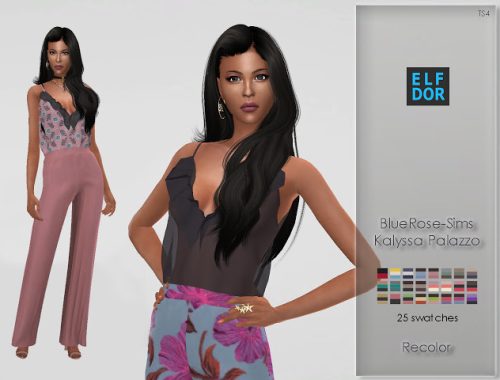 BlueRose-Sims Kalyssa Palazzo Recolor at Elfdor Sims