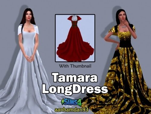 Tamara Long Dress at Aan Hamdan Simmer93