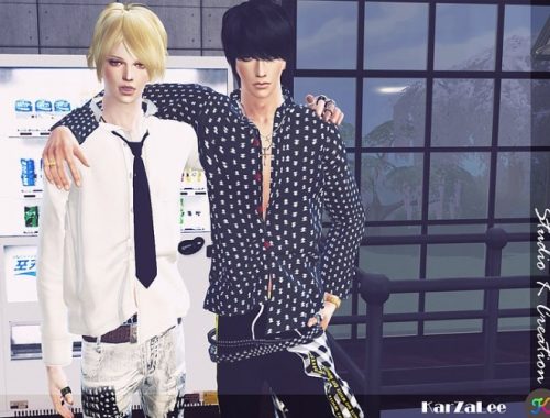 Giruto 55 button down shirt at Studio K-Creation