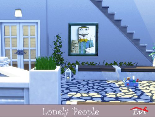 Lonely People wall art by evi