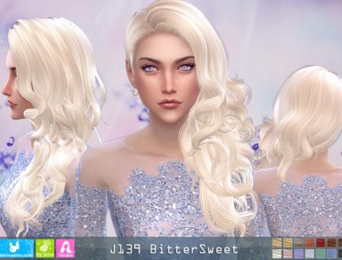 J139 BitterSweet hair (P) at Newsea Sims 4