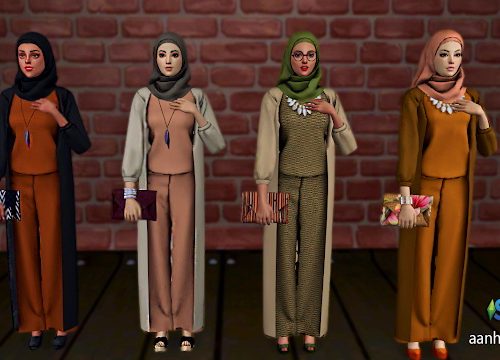 Hijab Model046 & Carissa SET with Pose