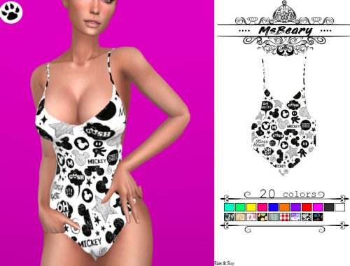 One Piece & Low Cut Bathingsuit