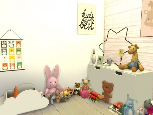 GIRLS BEDROOM Family House at MODELSIMS4
