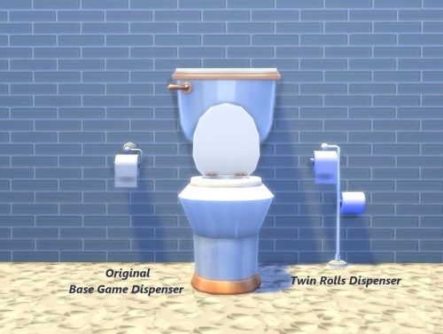 Stackable, Twin Rolls Toilet Paper Dispenser by Snowhaze