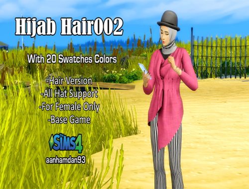 Hijab Model 054 Hair 002 & More Collections at Aan Hamdan Simmer93